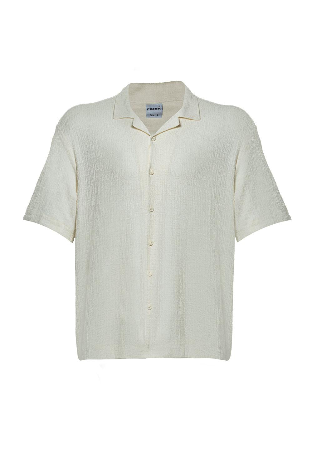 Short Sleeve Ecru Shirt