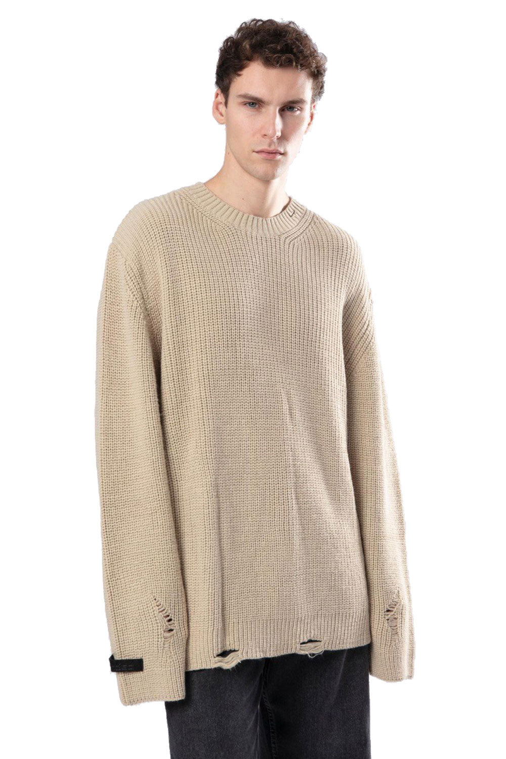 Chic Knitwear Sweater - Beige