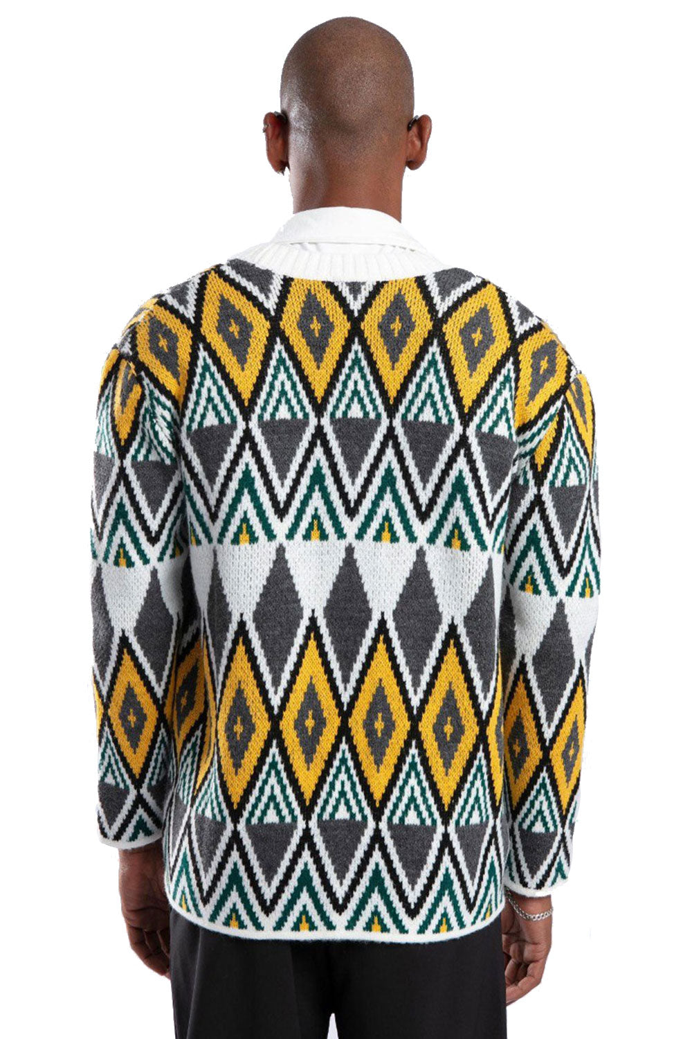 Button Down Cardigan - Yellow