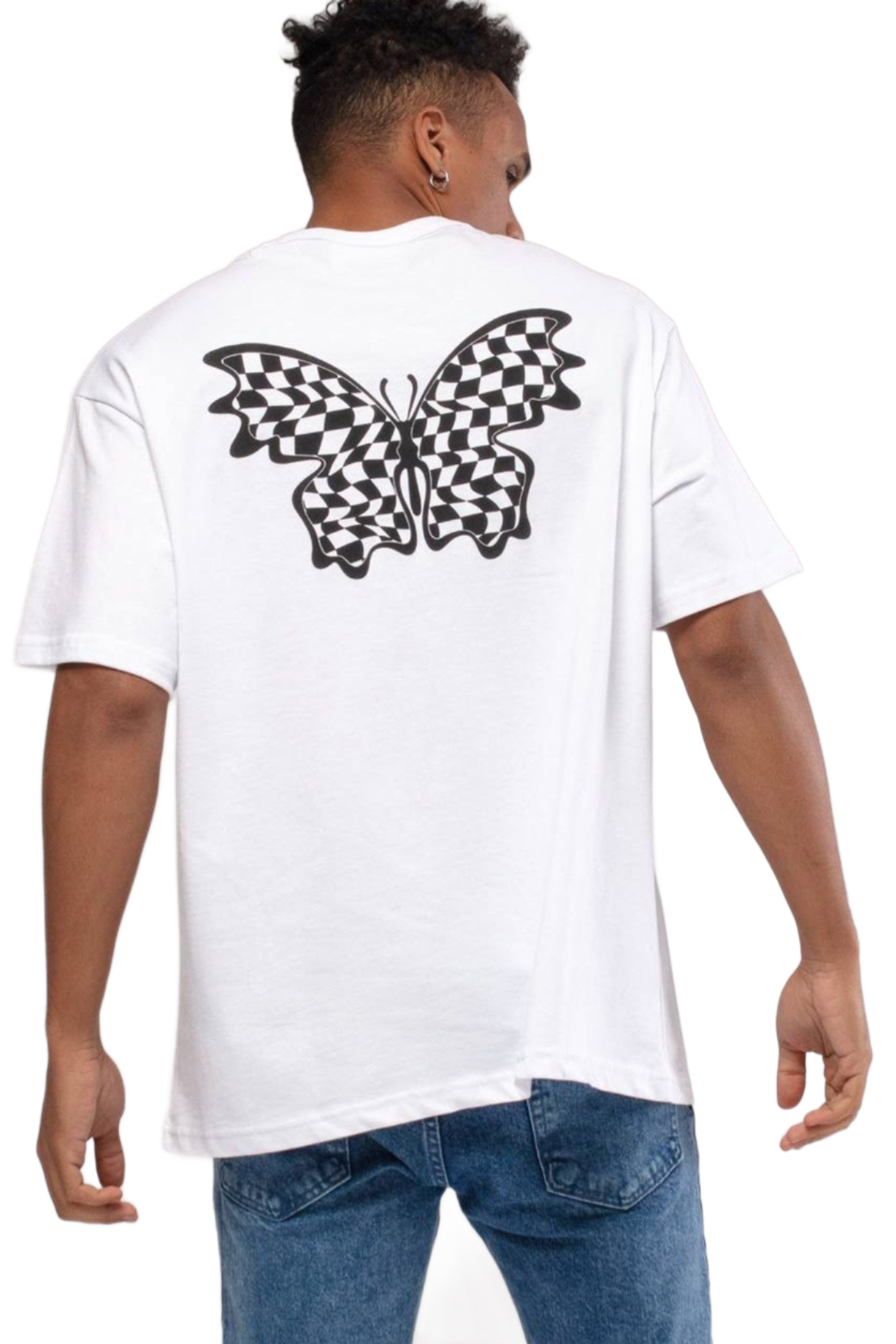 Cotton Butterfly Tshirt - White