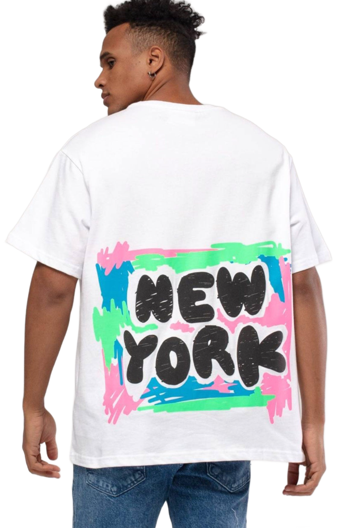 Cotton New York Tshirt - White