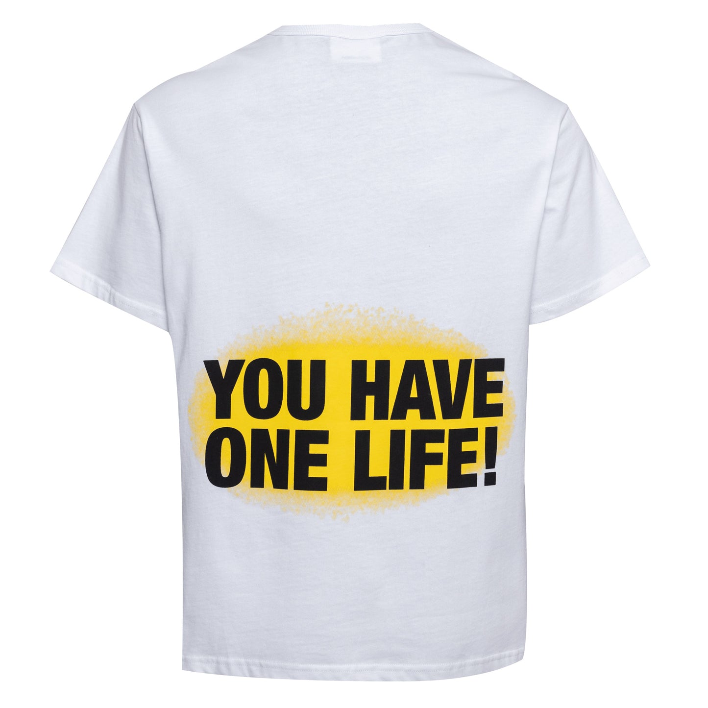 Cotton T-shirt - Happy White