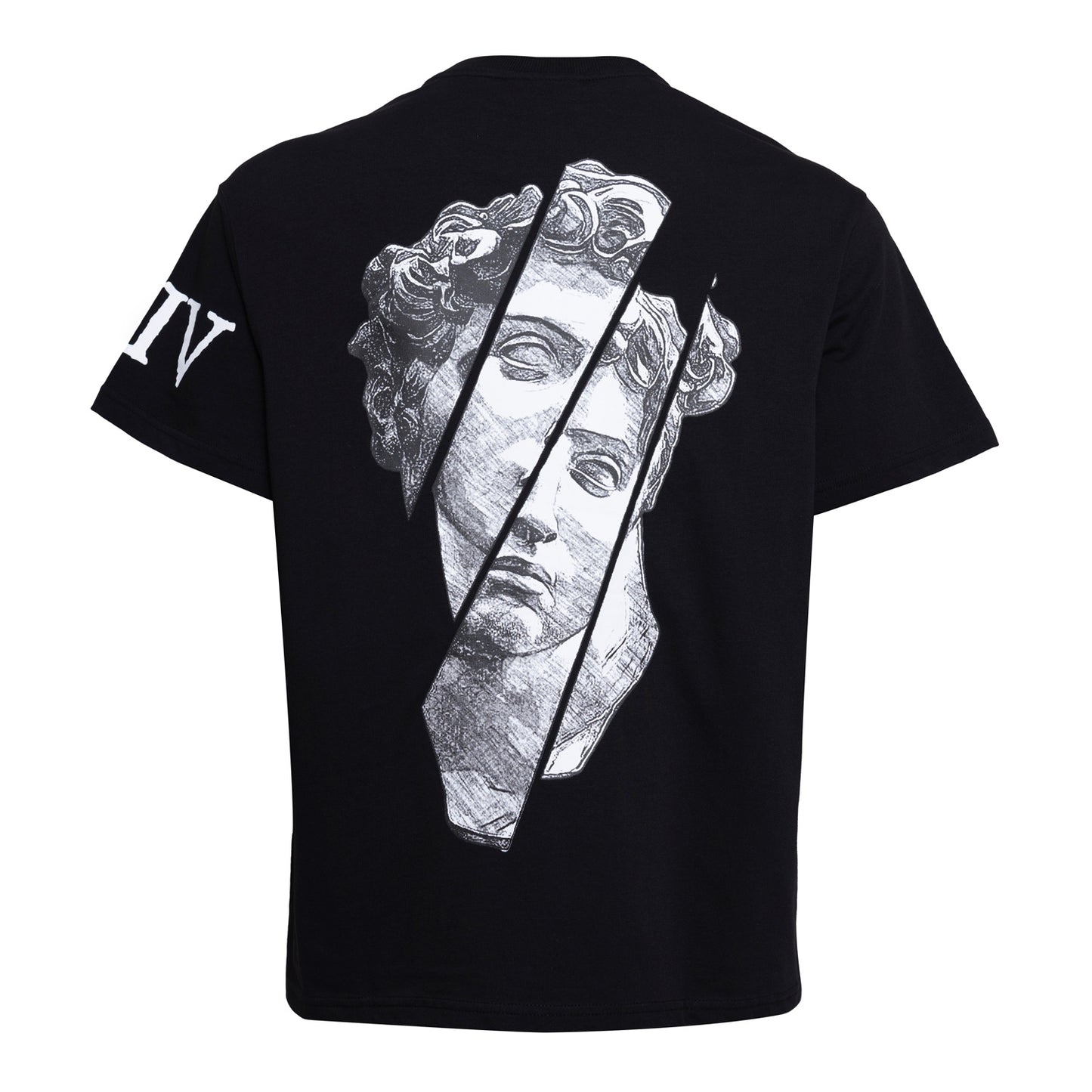 Cotton Tshirt - Face Black