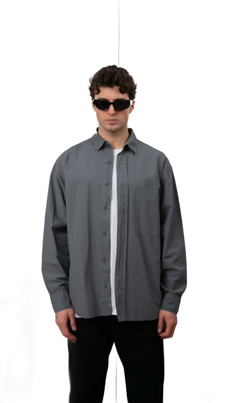 Long Sleeve Shirt Petrol