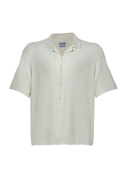 Short Sleeve Ecru Shirt