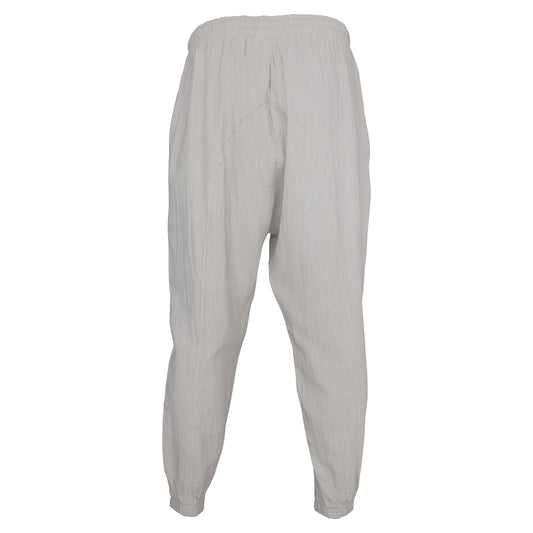Tied Linen Beige Pants