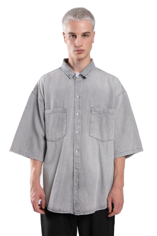 Jean Shirt - Grey