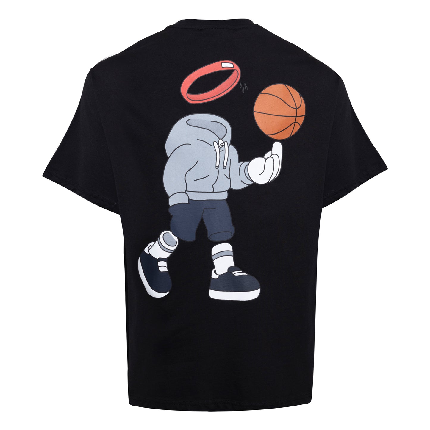 Cotton Tshirt - Basketball Black