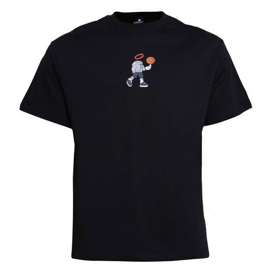 Cotton Tshirt - Basketball Black