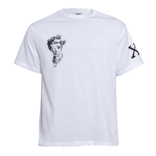 Cotton Tshirt - Face White